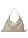 Brunello Cucinelli Soft Structure Shoulder Bag With Single Handle In Gray