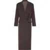 Brunello Cucinelli Virgin Wool-cashmere Belted Trench Coat
