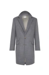 Brunello Cucinelli Handcrafted Coat In Gray