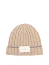 Brunello Cucinelli Hat In Light Camel+dark Gray