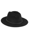 Brunello Cucinelli Leather Hat Featuring Jewel Embellishment In Black