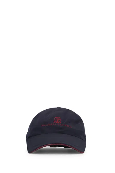 Brunello Cucinelli Hat In Blue