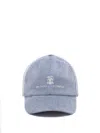 Brunello Cucinelli Men Hat In Blue