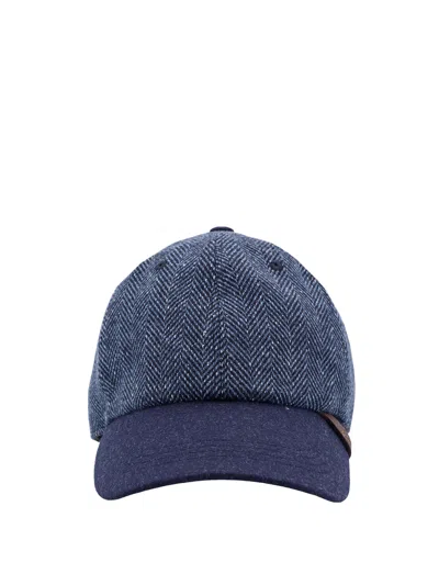 Brunello Cucinelli Hat In Blue