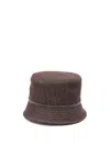 Brunello Cucinelli Cotton Bucket Hat Contrast Band In Brown
