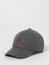 Brunello Cucinelli Hat Men  In Gray