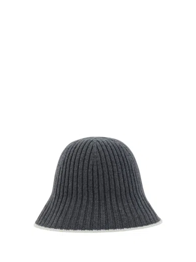 Brunello Cucinelli Hat In Grey