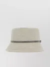 Brunello Cucinelli Beige Monili-embellished Bucket Hat