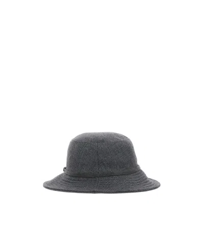 Brunello Cucinelli Hat With Wide Brim In Black