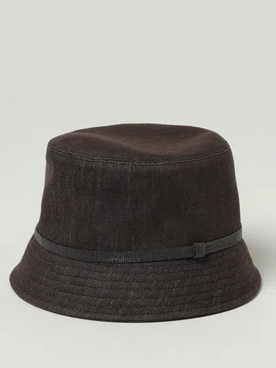 Brunello Cucinelli Hat Woman  In Brown