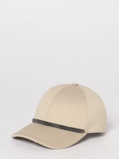 Brunello Cucinelli Hat Woman  In Neutral