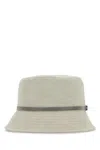 Brunello Cucinelli Beige Monili-embellished Bucket Hat