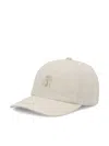Brunello Cucinelli Beige Sparkling Canvas Baseball Cap