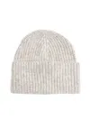 Brunello Cucinelli Men Wool Beanie Hat In Beige