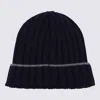 Brunello Cucinelli Hats Blue And Green In Blue