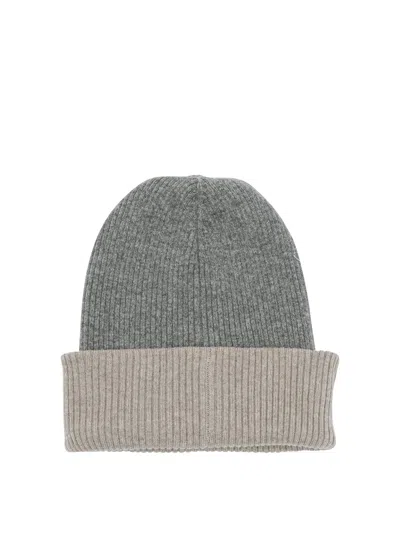 BRUNELLO CUCINELLI HATS GREY