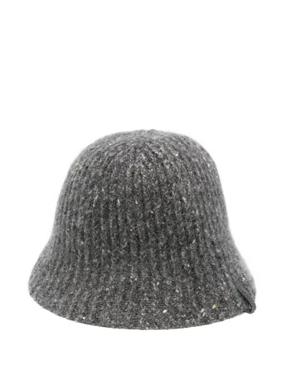 BRUNELLO CUCINELLI BRUNELLO CUCINELLI WOOL CLOCHE HAT