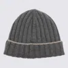 Brunello Cucinelli Hats Grigio Medio In Gray