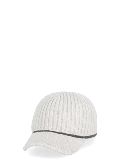 Brunello Cucinelli Hats Ivory In Beige