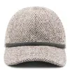 Brunello Cucinelli Bead-embellished Herringbone Wool-blend Tweed Cap In Brown