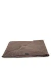 Brunello Cucinelli Cashmere Scarf With Necklace In Brown