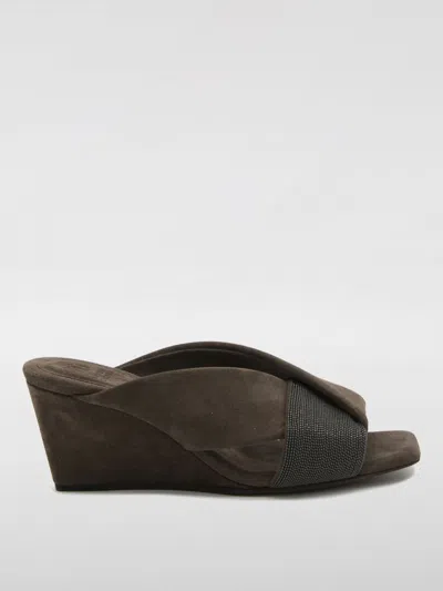 Brunello Cucinelli Heeled Sandals  Woman Color Brown