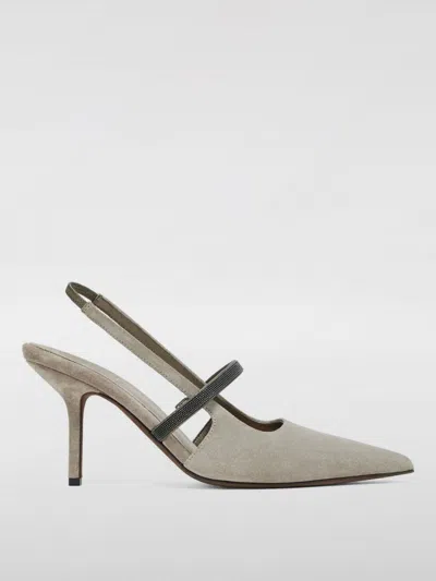 BRUNELLO CUCINELLI PUMPS BRUNELLO CUCINELLI WOMAN COLOR DOVE GREY,G75631073