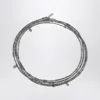 Brunello Cucinelli Hematite And Sterling Silver Bracelet