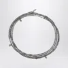 Brunello Cucinelli Hematite And Sterling Silver Bracelet