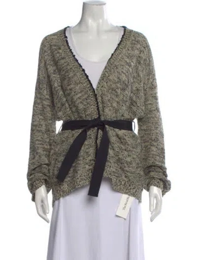 Pre-owned Brunello Cucinelli Hemp Tweed Pattern Sweater In Neutral