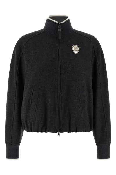 BRUNELLO CUCINELLI HERALDIC COAT OF ARMS SWEATSHIRT