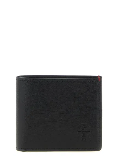 Brunello Cucinelli Heraldic Coat Of Arms Wallet Wallets And Card Holders Black