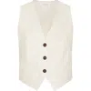 Brunello Cucinelli Flora-appliqué Waistcoat In Grey