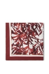 Brunello Cucinelli Herbarium Print Foulard In Red