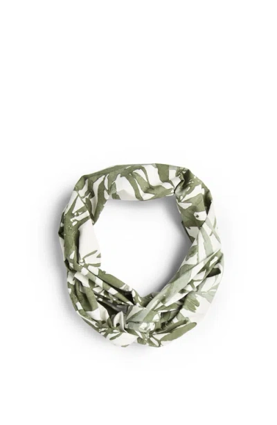 Brunello Cucinelli Herbarium Print Headband In Green