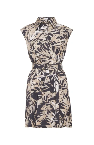 BRUNELLO CUCINELLI BRUNELLO CUCINELLI HERBARIUM PRINT MINI CHEMISIER DRESS