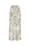 Brunello Cucinelli Silk Printed Pyjama-style Trousers In Multi