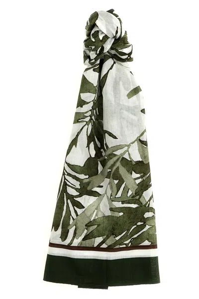 BRUNELLO CUCINELLI BRUNELLO CUCINELLI 'HERBARIUM PRINT' SCARF