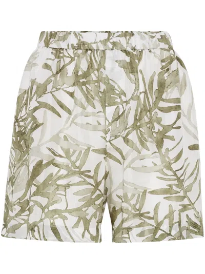 BRUNELLO CUCINELLI HERBARIUM-PRINT SHORTS