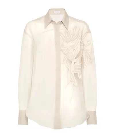 BRUNELLO CUCINELLI BRUNELLO CUCINELLI HERBARIUM LONG-SLEEVED SHIRT
