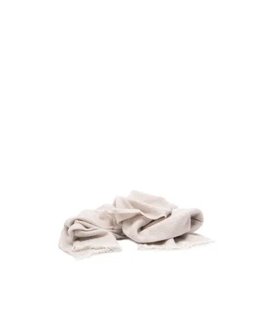 Brunello Cucinelli Fringed Scarf In Pink