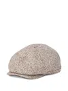Brunello Cucinelli Wool And Alpaca Wool-blend Newsboy Cap In Neutral
