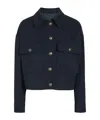 Brunello Cucinelli Herringbone Stretch-wool Jacket In Black