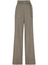 Brunello Cucinelli Herringbone-pattern Pressed-crease Trousers