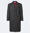 Brunello Cucinelli Herringbone Wool And Alpaca-blend Coat In Multi