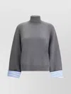 Brunello Cucinelli High Collar Knit Sweater
