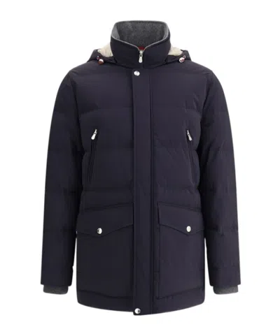 BRUNELLO CUCINELLI BRUNELLO CUCINELLI HOODED DOWN JACKET