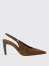 Brunello Cucinelli High Heel Shoes  Woman Color Brown In Brown