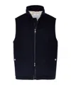 Brunello Cucinelli High-neck Down Gilet In Black