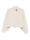 Brunello Cucinelli High-neck Jacket In Neutral